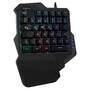 Logilink Einhand-Gaming Tastatur, beleuchtet, schwarz (ID0181)