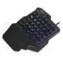 Logilink Einhand-Gaming Tastatur, beleuchtet, schwarz (ID0181)
