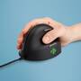 R-GO Tools R-Go Maus HE ergonomisch rechts USB       mittel  schw./silb retail (RGOHE)