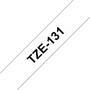 Brother TZe-131 Schriftband schwarz 12 mm x 8 m - Labels