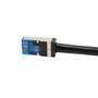 Logilink Outdoor PE Patchkabel CAT.6A S/FTP, schwarz, 7,5m (CQ7083S)