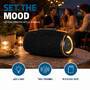 Nedis Bluetooth®-Lautsprecher / 360 min / Handgerät / 60 W / Stereo / Aussenbereich / Startseite / Tragbar / Verknüpfbar / Orange / Schwarz