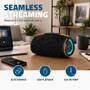 Nedis Bluetooth®-Lautsprecher / 360 min / Handgerät / 60 W / Stereo / Aussenbereich / Startseite / Tragbar / Verknüpfbar / Orange / Schwarz