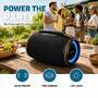 Nedis Bluetooth®-Lautsprecher / 360 min / Handgerät / 40 W / Mono / Aussenbereich / Startseite / Tragbar / Verknüpfbar / Orange / Schwarz