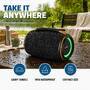 Nedis Bluetooth®-Lautsprecher / 360 min / Handgerät / 40 W / Mono / Aussenbereich / Startseite / Tragbar / Verknüpfbar / Orange / Schwarz