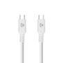 Nedis USB-Kabel / USB 3.2 Gen 1 / USB-C™ Stecker / USB-C™ Stecker / 60 W / 4K@60Hz / 5 Gbps / Vernickelt / 1.00 m / Rund / PVC / Weiss / Box