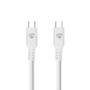 Nedis USB-Kabel / USB 3.2 Gen 1 / USB-C™ Stecker / USB-C™ Stecker / 60 W / 4K@60Hz / 5 Gbps / Vernickelt / 2.00 m / Rund / PVC / Weiss / Box