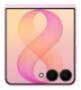 Samsung Smartphone Samsung Galaxy Z Flip 8 256GB Rose (12GB) DE Model Android (SM-F776BLIGEUB)