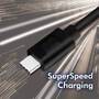 Logilink USB-C Kabel 3.2 Gen1, C/M zu USB-A/M, schwarz 1,5 m (CU0169)