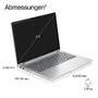 HP ProBook 4 G2i Intel Core 5 320 35,56cm 14Zoll WUXGA 16GB 512GB/SSD W11P 1J Gar (DE) (E04FSET#ABD)