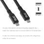 Club 3D Club3D Kabel   USB 4   Typ C  PD 100W / 8K / 20Gbps 9m St/St retail (CAC-2509)