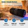 Nedis Bluetooth®-Lautsprecher / 390 min / Handgerät / 40 W / Stereo / Eingebautes Mikro / IPX6 / Verknüpfbar / Schwarz