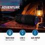 Nedis Bluetooth®-Lautsprecher / 390 min / Handgerät / 40 W / Stereo / Eingebautes Mikro / IPX6 / Verknüpfbar / Schwarz