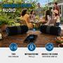 Nedis Bluetooth®-Lautsprecher / 390 min / Handgerät / 40 W / Stereo / Eingebautes Mikro / IPX6 / Verknüpfbar / Schwarz