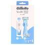 Gillette Venus für den Intimbereich Rasierapparat mit 2 Klingen + Satin Care Intimpflege 2-in1