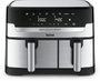 Tefal Heißluftfritteuse EY905D Dual Easy Fry & Grill edelstahl