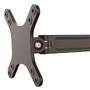 StarTech.com Wall-Mount Monitor Arm - Dual Swivel - 15 kg - 33 cm (13") - 68.6 cm (27") - 75 x 75 mm - 100 x 100 mm - Black