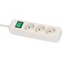 Brennenstuhl 1152320400 - 3 m - 3 AC outlet(s) - White - White