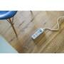 Brennenstuhl 1152320400 - 3 m - 3 AC outlet(s) - White - White