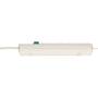 Brennenstuhl 1153120100 - 2 m - 4 AC outlet(s) - Indoor - White - 320 mm - White