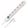 Brennenstuhl 1153320100 - 2 m - 6 AC outlet(s) - Indoor - White - 420 mm - White