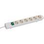 Brennenstuhl 1153320100 - 2 m - 6 AC outlet(s) - Indoor - White - 420 mm - White