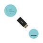I-TEC Adapter DisplayPort zu HDMI Aufloesung 4K/60 Hz vergoldeter DP-Stecker (DP2HDMI4K60HZ)