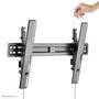 Neomounts by Newstar tv wall mount - 94 cm (37") - 190.5 cm (75") - 200 x 200 mm - 600 x 400 mm - 0 - 12° - Black