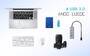 I-TEC USB C Metal HUB 4 Port ohne Netzteil ideal fuer Notebook Tablet PC Unterstuetzt Win Mac OS kom