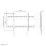 Neomounts by Newstar tv wall mount - 152.4 cm (60") - 2.54 m (100") - 125 kg - 200 x 200 mm - 900 x 600 mm - Black