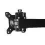 StarTech.com Wall-Mount Dual Monitor Arm - Articulating - 10 kg - 38.1 cm (15") - 61 cm (24") - 75 x 75 mm - 100 x 100 mm - Black