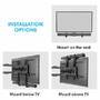 MANHATTAN Universelle Soundbar-Halterung Wand- oder VESA-Montage bis zu 15kg tiefenverstellbar Monta