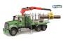 Bruder MACK GRANITE HOLZTRANSPORT LKW 02824