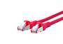 METZ CONNECT 1308452066-E - 2 m - Cat6a - S/FTP (S-STP) - RJ-45 - RJ-45 - Red