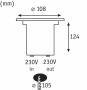 Paulmann BODENEBL. GU10-LED 3,5W RUND (SPECIAL LINE  24N431)