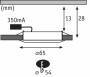 Paulmann LED MÖBELEINBAUL. RUND 2X2,5W (WEIß/ALU 2ER  24N440)