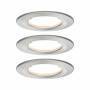 Paulmann EINBAUSP.SET RUND STARR 3X6W (NOVA COIN LED EISEN)