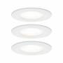 PAULMANN LED-Deckeneinbaustrahler-Set Nova rund starr IP44 3x6.5W